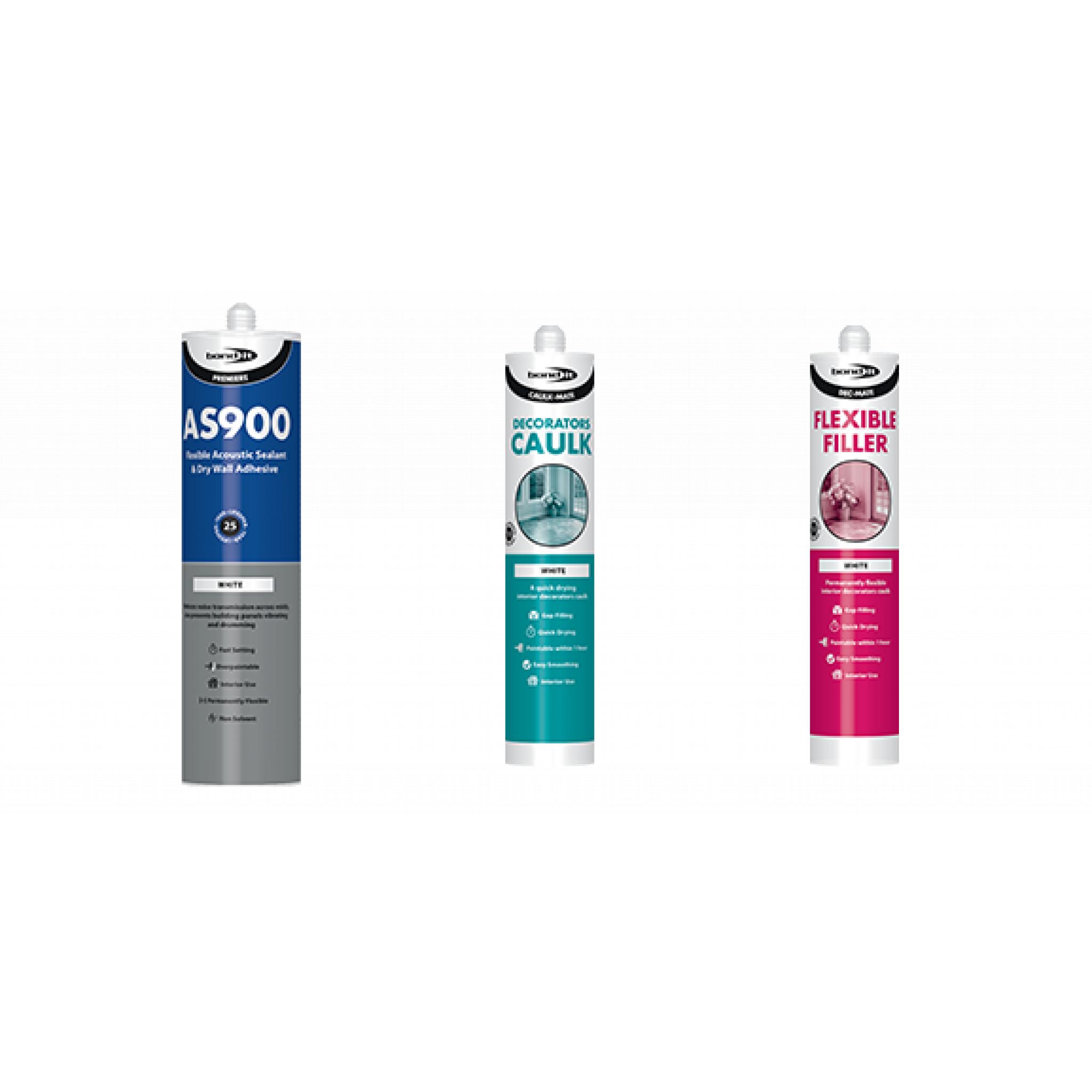 Decorators Caulk White EU3 (Flex Filler BDDM)